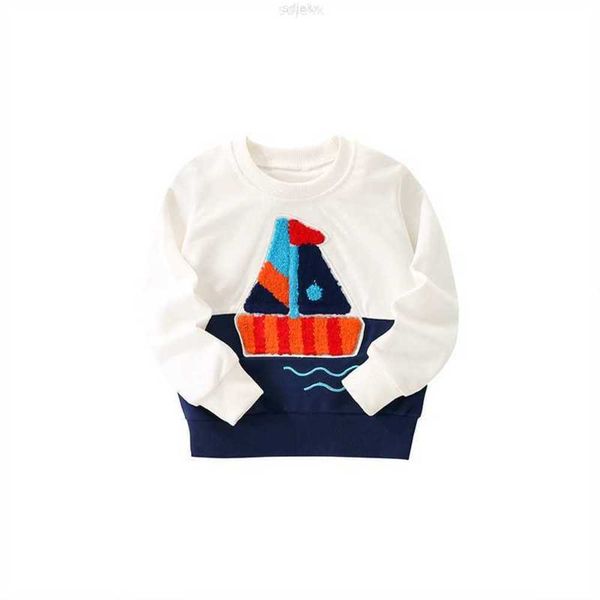 clothing sets wholesale round neck pullover knitted cartoon ship applique cotton kids long sleeve t shirt sweatshirt tracksuit children, White
clothing sets wholesale round neck pullover knitted cartoon ship applique cotton kids long sleeve t shirt sweatshirt tracksuit children, White