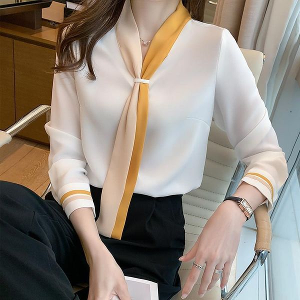 t-shirt autumn fashion lacing vneck long sleeve blouse women clothing simplicity pullover shirts ladies office lady loose, White
t-shirt autumn fashion lacing vneck long sleeve blouse women clothing simplicity pullover shirts ladies office lady loose, White