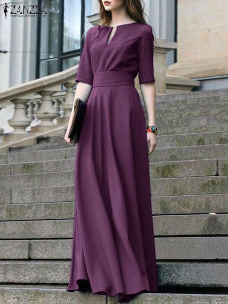 dresses zanzea evening party prom gown robe summer women solid dress 3/4 sleeve belt oneck ankle lengthelegant casual loose sundress, Black;gray
dresses zanzea evening party prom gown robe summer women solid dress 3/4 sleeve belt oneck ankle lengthelegant casual loose sundress, Black;gray