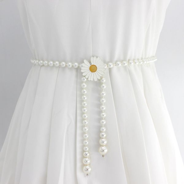 wedding sashes women's water diamond pearl waist chain fashion dress decoration elastic belt elastic waist seal, White
wedding sashes women's water diamond pearl waist chain fashion dress decoration elastic belt elastic waist seal, White