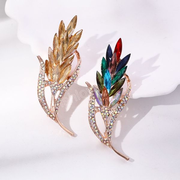 crystal wheat ear brooch for women men wedding party flower collar corsage pins fashion scarf buckle party jewelry, Gray
crystal wheat ear brooch for women men wedding party flower collar corsage pins fashion scarf buckle party jewelry, Gray