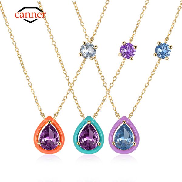 pendant necklaces canner 925 sterling silver water drop zircon pendant clavicle enamel necklaces for women girls chain necklace daily fine j
pendant necklaces canner 925 sterling silver water drop zircon pendant clavicle enamel necklaces for women girls chain necklace daily fine j