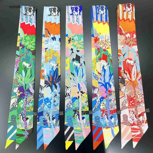 hermm designer scarves cravat yinghua scarf fast city h home twill binding bag handle multifunctional ribbon animal small, Blue;gray
hermm designer scarves cravat yinghua scarf fast city h home twill binding bag handle multifunctional ribbon animal small, Blue;gray