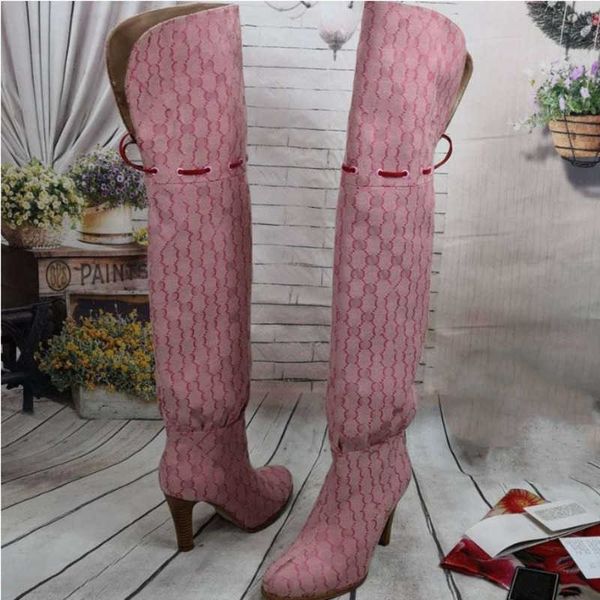 fashion luxury r boots 9cm high heels cowhide leather canvas shoes women 24 inches casual dress, Black
fashion luxury r boots 9cm high heels cowhide leather canvas shoes women 24 inches casual dress, Black