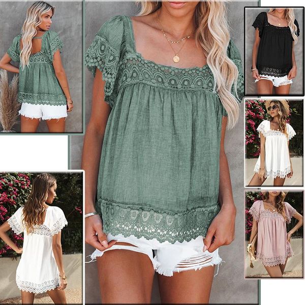 t-shirt summer folk bohemian hollow out graphic tshirt female clothing short sleeve square collar loose ruffles ladies tshirts, White
t-shirt summer folk bohemian hollow out graphic tshirt female clothing short sleeve square collar loose ruffles ladies tshirts, White