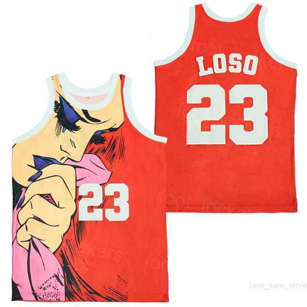 movie 23 shootout loso basketball jerseys film summertime fabolous hiphop high school university vintage breathable stitched sports pullover, Black
movie 23 shootout loso basketball jerseys film summertime fabolous hiphop high school university vintage breathable stitched sports pullover, Black