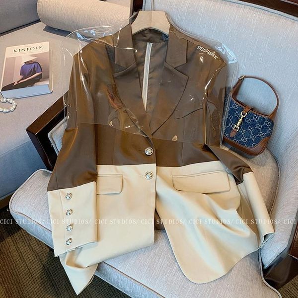 pants kusahiki fashion hit color vintage blazer coat 2022 new elegant notched collar suit jacket korea style long sleeve blazers femme, White
pants kusahiki fashion hit color vintage blazer coat 2022 new elegant notched collar suit jacket korea style long sleeve blazers femme, White