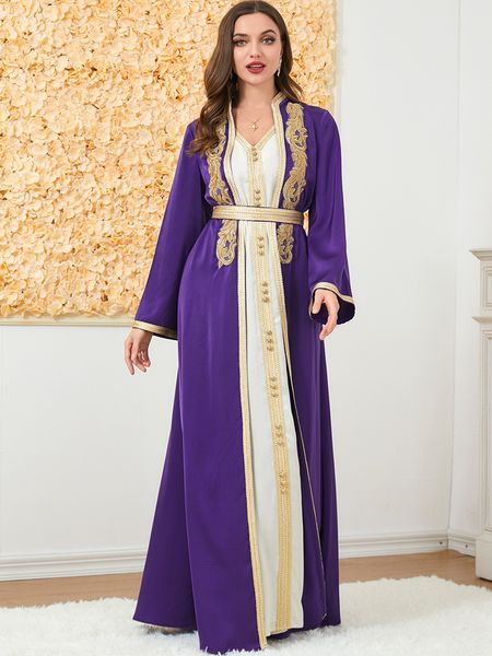 ethnic clothing turkey muslim abaya dress women morocco kaftan 2 piece set eid ramadan party dresses dubai abayas belted maxi vestdios robe, Red
ethnic clothing turkey muslim abaya dress women morocco kaftan 2 piece set eid ramadan party dresses dubai abayas belted maxi vestdios robe, Red