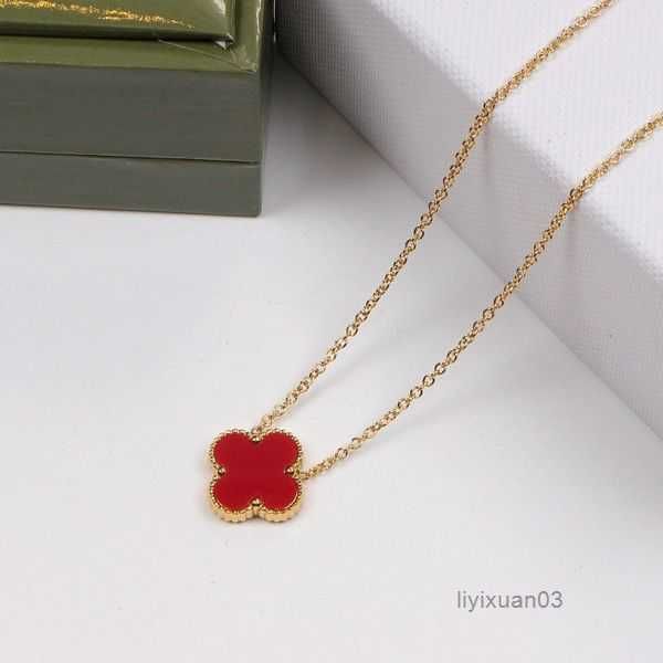 Pendant Necklaces Womens Designer Four-leaf Clover Single Flower Fashion Titanium Steel 18k Rose Gold Jewelry 1 DNLA
Pendant Necklaces Womens Designer Four-leaf Clover Single Flower Fashion Titanium Steel 18k Rose Gold Jewelry 1 DNLA