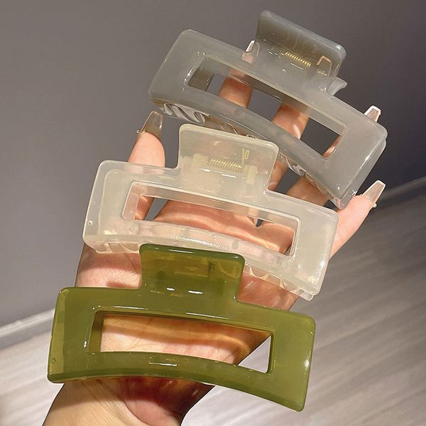 hair clips barrettes 2023 klip cakar rambut untuk wanita perempuan plastik transparan besar kepiting manggung gadis aksesori 230427, Golden;silver
hair clips barrettes 2023 klip cakar rambut untuk wanita perempuan plastik transparan besar kepiting manggung gadis aksesori 230427, Golden;silver