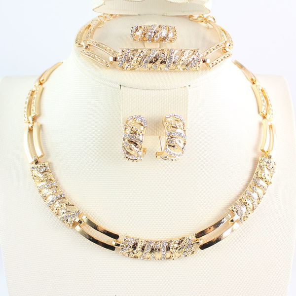wedding jewelry sets women african beads jewelry sets cz crystal necklace earring ring bracelet jewelries set gold color statement accessori, Slivery;golden
wedding jewelry sets women african beads jewelry sets cz crystal necklace earring ring bracelet jewelries set gold color statement accessori, Slivery;golden