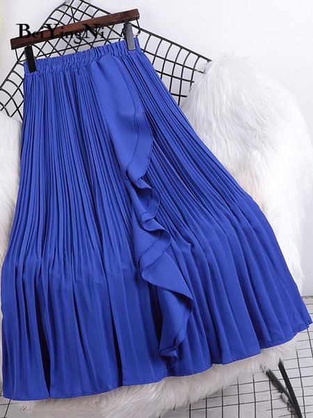 dresses beiyingni 2022 summer fashion highwaisted pleated skirts womens ruffles patchwork solid white midi skirt women long faldas jupe, White;black
dresses beiyingni 2022 summer fashion highwaisted pleated skirts womens ruffles patchwork solid white midi skirt women long faldas jupe, White;black