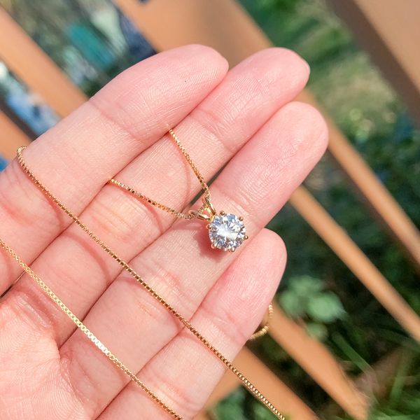 pendant necklaces iogou 1 d color diamond pendant necklace real 925 sterling silver simulated engagement necklace gift 230426
pendant necklaces iogou 1 d color diamond pendant necklace real 925 sterling silver simulated engagement necklace gift 230426