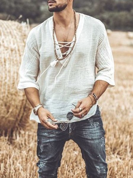 men's casual shirts kaus renda rumbai pria linen katun longgar setengah lengan leher v kasual atasan fyy jw003 230427, White;black
men's casual shirts kaus renda rumbai pria linen katun longgar setengah lengan leher v kasual atasan fyy jw003 230427, White;black