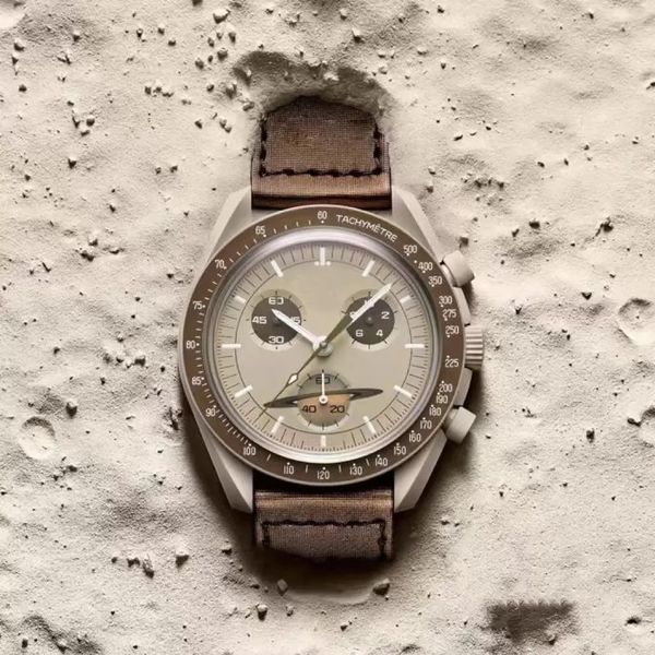 bioceramic planet moon mens watch full function chronograph watch mission to mercury 42mm nylon watches quartz clock relogio masculino, Slivery;brown
bioceramic planet moon mens watch full function chronograph watch mission to mercury 42mm nylon watches quartz clock relogio masculino, Slivery;brown