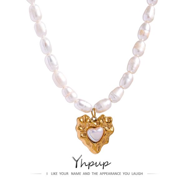 pendant necklaces yhpup liontin hati kerah kalung elegan alami air tawar mutiara rantai baja tahan karat perhiasan hadiah wanita 230427, Silver
pendant necklaces yhpup liontin hati kerah kalung elegan alami air tawar mutiara rantai baja tahan karat perhiasan hadiah wanita 230427, Silver