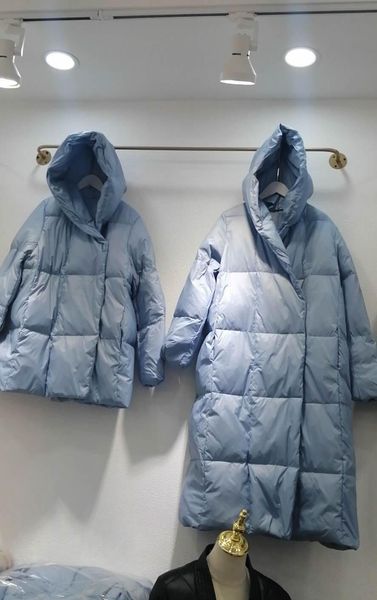 parkas new winter clothes loose long and short 90% white duck down jacket warm and fashionable hooded solid color women's jacket, Black
parkas new winter clothes loose long and short 90% white duck down jacket warm and fashionable hooded solid color women's jacket, Black