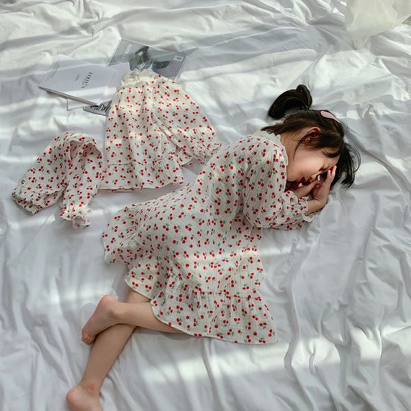 Pajamas 2 Designs Kids Girls Cotton Cherry Print Pajama Setsvintage Toddler Kids Pyjamas Set Sleep Loungewearchildrens Clothing 231127, Dress
Pajamas 2 Designs Kids Girls Cotton Cherry Print Pajama Setsvintage Toddler Kids Pyjamas Set Sleep Loungewearchildrens Clothing 231127, Dress