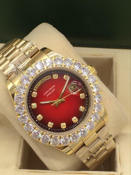 fashion designer men's wristwatches 43mm diamond bezel automatic mechanical movement designer men watch classic stainless steel waterpr, Slivery;golden
fashion designer men's wristwatches 43mm diamond bezel automatic mechanical movement designer men watch classic stainless steel waterpr, Slivery;golden