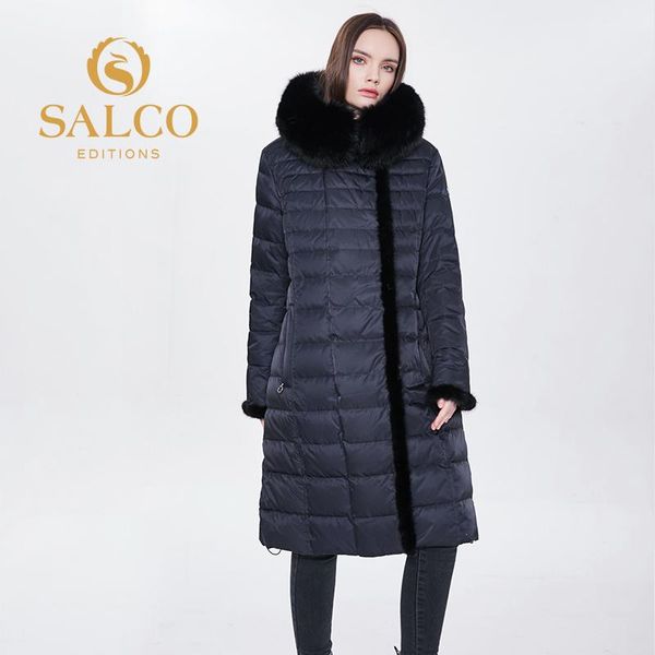 parkas salco 2020 the latest elling natural animal fox fur 90% down long jacket thermal jacket, Black
parkas salco 2020 the latest elling natural animal fox fur 90% down long jacket thermal jacket, Black