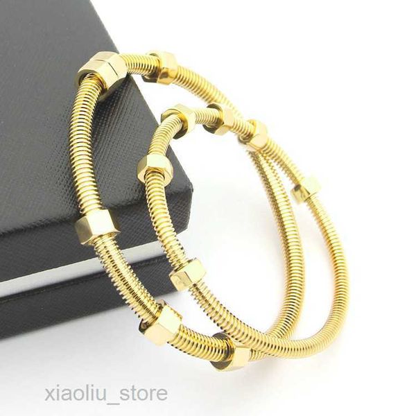 bangle fashion brand 2017 the latest 6 screws bracelet titanium steel ladies male and female couple thread banlge for women jewelry, Black
bangle fashion brand 2017 the latest 6 screws bracelet titanium steel ladies male and female couple thread banlge for women jewelry, Black