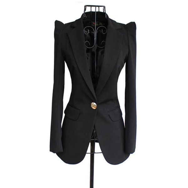 pants women elegant office lady black one button blazer shrug shoulder slim twill blazers new autumn spring, White
pants women elegant office lady black one button blazer shrug shoulder slim twill blazers new autumn spring, White