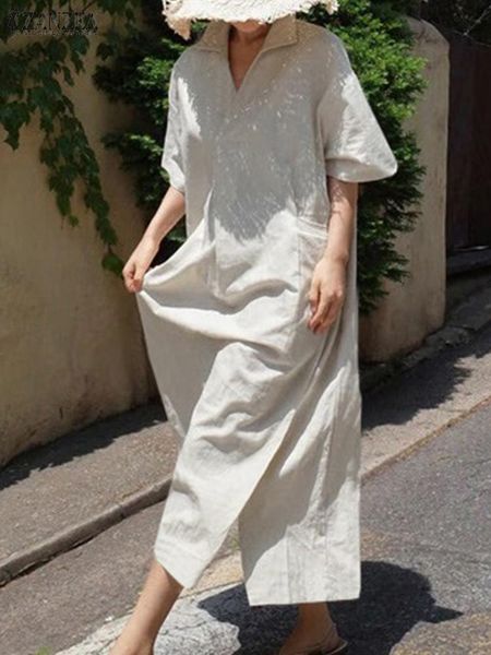dresses half sleeve vneck pockets sundress bohemian femme fashion casual holiday preppy vestidos zanzea women summer solid color dress, Black;gray
dresses half sleeve vneck pockets sundress bohemian femme fashion casual holiday preppy vestidos zanzea women summer solid color dress, Black;gray