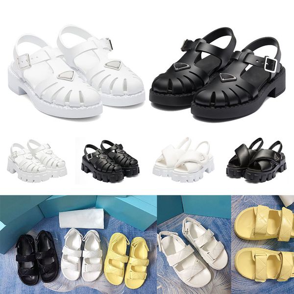 fashion women foam rubber sandals prad monolith platform sandal soft lining leather concave convex sole white womens vintage beach shoes, Black
fashion women foam rubber sandals prad monolith platform sandal soft lining leather concave convex sole white womens vintage beach shoes, Black
