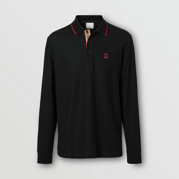 brand summer men fashion b embroidery polo shirt cotton long sleeve polos shirt clothing, White;black
brand summer men fashion b embroidery polo shirt cotton long sleeve polos shirt clothing, White;black