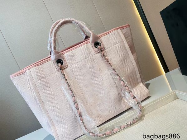 women's tweed canvas shopping bag beach deauville chain handle bag before the large capacity 32 x30 luxury travel bag famous designer h
women's tweed canvas shopping bag beach deauville chain handle bag before the large capacity 32 x30 luxury travel bag famous designer h