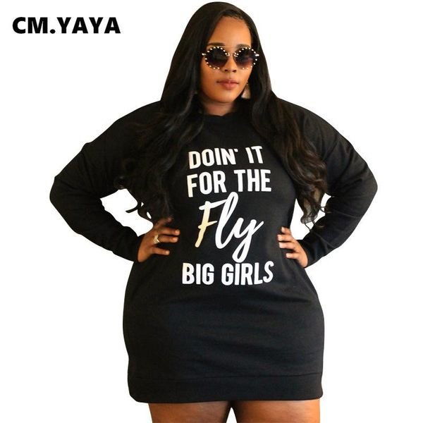 dresses cm.yaya spring women plus size xl5xl dress letter print full sleeve hooded casual fashion mini dresses vestidos loose pockets, Black
dresses cm.yaya spring women plus size xl5xl dress letter print full sleeve hooded casual fashion mini dresses vestidos loose pockets, Black