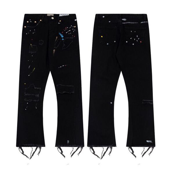 street hip hop high street men's jeans slim fit elastic feet trousers with broken holes fashion trend star same style trousers g554d, Black;brown
street hip hop high street men's jeans slim fit elastic feet trousers with broken holes fashion trend star same style trousers g554d, Black;brown