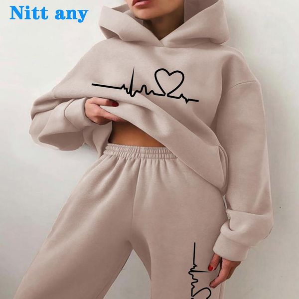 pants new ins style winter twopiece women's sportswear suit loose sports solid color printed pullover suit hooded sweater suit, White
pants new ins style winter twopiece women's sportswear suit loose sports solid color printed pullover suit hooded sweater suit, White