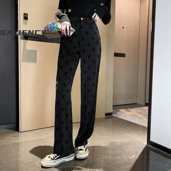 women's pants s celana panjang dicetak cl flocking mengepel tube lurus lebar sutra es kasual pinggang tinggi musim panas wanita 230426, Black;white
women's pants s celana panjang dicetak cl flocking mengepel tube lurus lebar sutra es kasual pinggang tinggi musim panas wanita 230426, Black;white