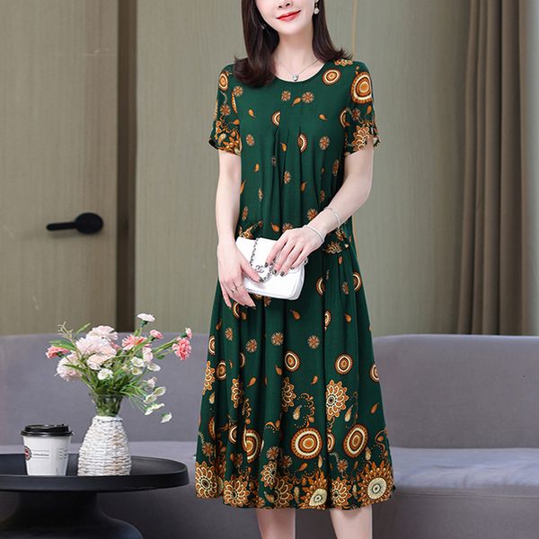 casual dresses arrival fashion summer for women loose o-neck print elegant floral formal clothing 230427, Black;gray
casual dresses arrival fashion summer for women loose o-neck print elegant floral formal clothing 230427, Black;gray