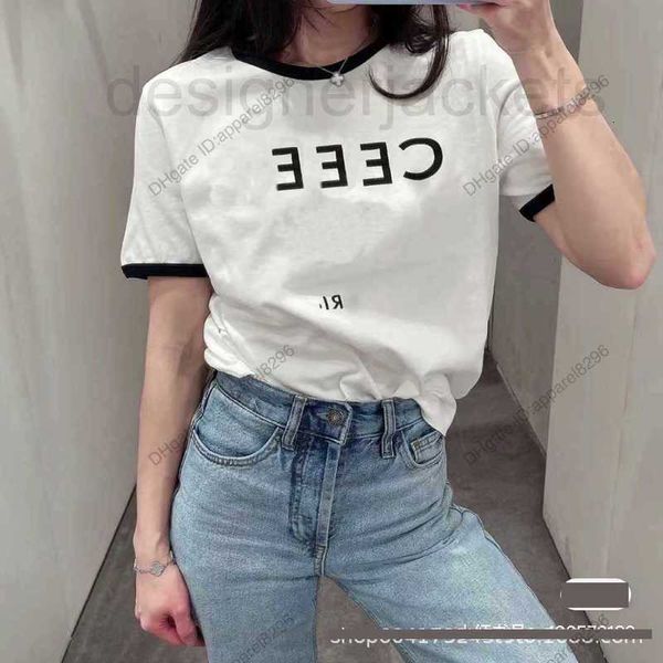 women's knits & tees designer luxury women womens e summer printed t-shirt round neck contrast color slim simple letter short sleeves, White
women's knits & tees designer luxury women womens e summer printed t-shirt round neck contrast color slim simple letter short sleeves, White