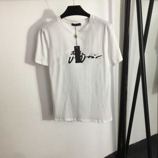 23ss womens designer clothing tee womens t-shirt round neck pure cotton monogram short sleeve t-shirt on chest women clothes, White
23ss womens designer clothing tee womens t-shirt round neck pure cotton monogram short sleeve t-shirt on chest women clothes, White