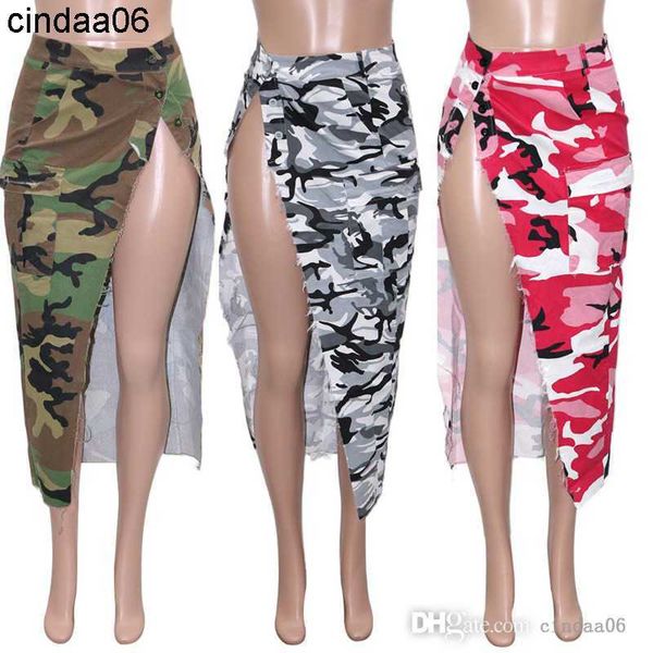 retail summer denim dress women designer clothing new casual camouflage printing large pocket split mid-length skirt without chain, Blue
retail summer denim dress women designer clothing new casual camouflage printing large pocket split mid-length skirt without chain, Blue