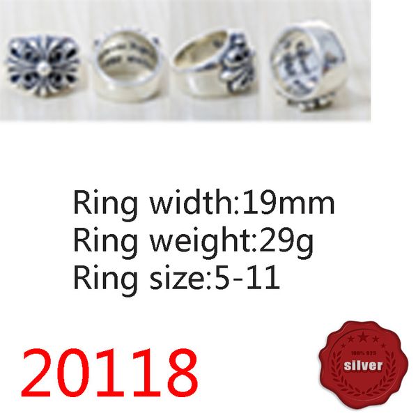 20118 fashion ring s925 sterling silver cross letter handsome personality simple couple european and american finger decoration
20118 fashion ring s925 sterling silver cross letter handsome personality simple couple european and american finger decoration