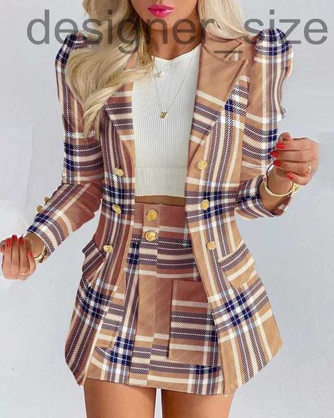women's jackets designerwomen's dress suits long sleeve color contrast jacket skirts spring autumn dresses two piece suit coats si, Black;brown
women's jackets designerwomen's dress suits long sleeve color contrast jacket skirts spring autumn dresses two piece suit coats si, Black;brown