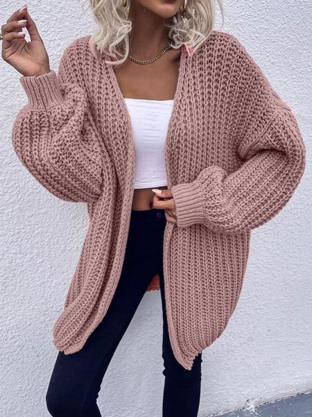 sweaters women loose cardigan lantern sleeve vneck full sleevel autumn winter spring knitted sweater solid grey black brown pink coat, White;black
sweaters women loose cardigan lantern sleeve vneck full sleevel autumn winter spring knitted sweater solid grey black brown pink coat, White;black