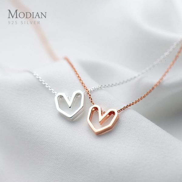 pendant necklaces modian rose gold color geometric heart choker necklace charm 100% 925 sterling silver pendant for women party jewelry gift
pendant necklaces modian rose gold color geometric heart choker necklace charm 100% 925 sterling silver pendant for women party jewelry gift
