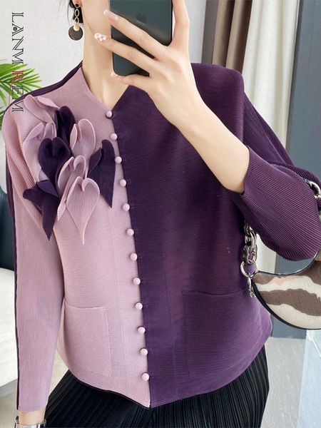 shirts lanmrem vintage flower pleated shirts contrast color single breasted female loose shirt 2022 autumn summer new fashion 2m482, White
shirts lanmrem vintage flower pleated shirts contrast color single breasted female loose shirt 2022 autumn summer new fashion 2m482, White