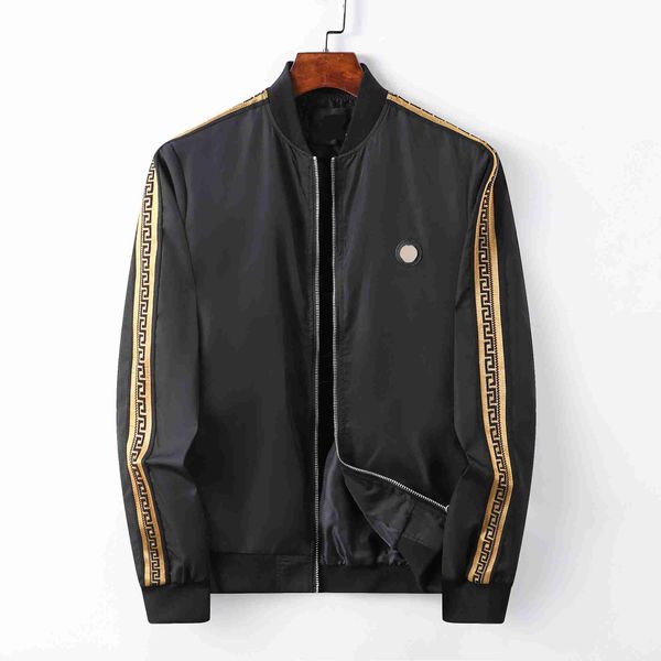 men's jacket european and american designer brand stand collar new stripe pocket design cool casual slim coat 3xl, Black;brown
men's jacket european and american designer brand stand collar new stripe pocket design cool casual slim coat 3xl, Black;brown