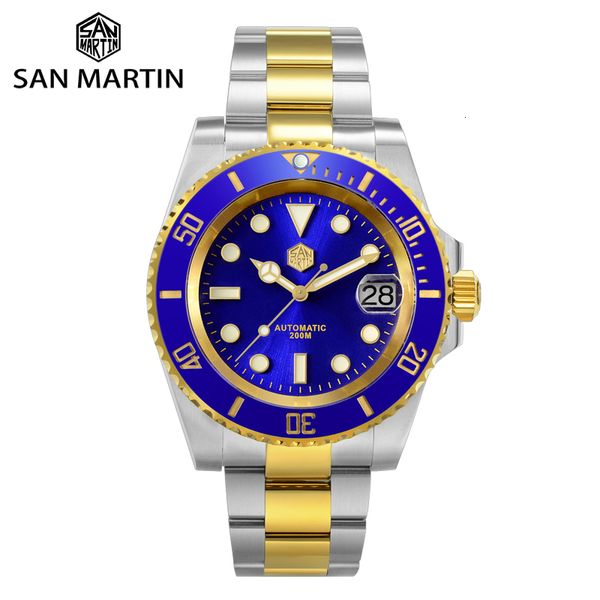 wristwatches san martin 40.5mm diver watch two-tone water ghost nh35 luxury sapphire men mechanical watches 20bar waterproof bgw-9 luminous, Slivery;brown
wristwatches san martin 40.5mm diver watch two-tone water ghost nh35 luxury sapphire men mechanical watches 20bar waterproof bgw-9 luminous, Slivery;brown