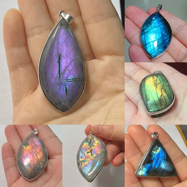 pendant necklaces 1pcs jewelry gift irregular shape bead natural stone yellow blue labradorite pendant for necklace for men women 230426, Silver
pendant necklaces 1pcs jewelry gift irregular shape bead natural stone yellow blue labradorite pendant for necklace for men women 230426, Silver