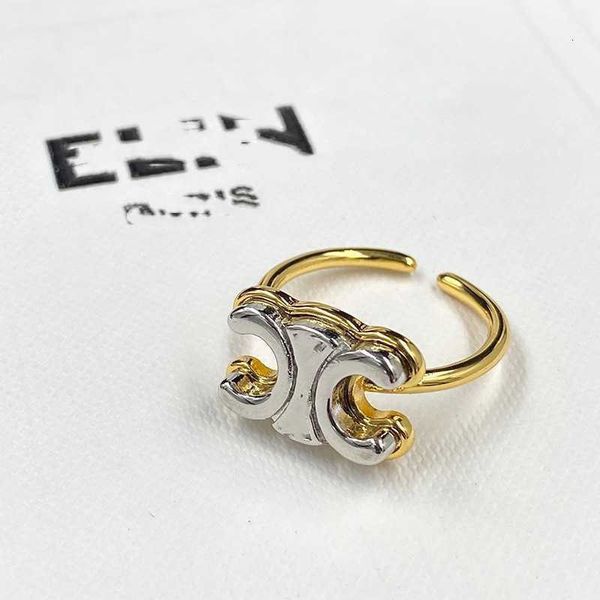 designer jewelry light luxury autumn and winter triumph arch gold silver contrast ring female copper plated 18k simple temperament stacked i
designer jewelry light luxury autumn and winter triumph arch gold silver contrast ring female copper plated 18k simple temperament stacked i