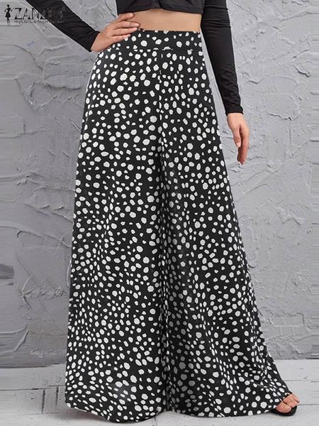 capris 2022 spring loose wide leg pantalon women casual polka dots trouser zanzea elegant printed pants elastic waist palazzo ol capris, Black;white
capris 2022 spring loose wide leg pantalon women casual polka dots trouser zanzea elegant printed pants elastic waist palazzo ol capris, Black;white