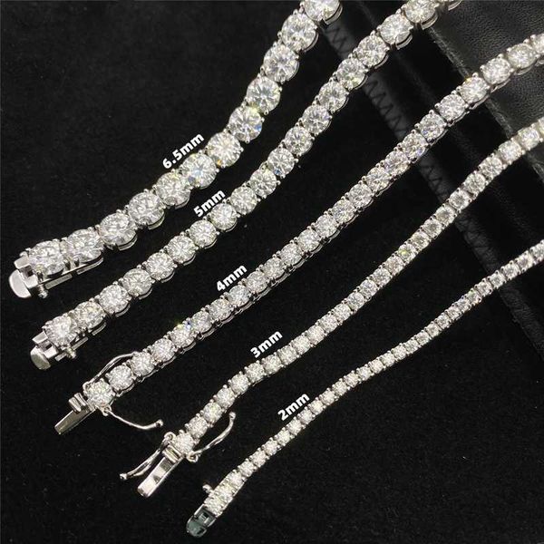 925 sterling silver 2mm - 6.5mm hip hop jewelry vvs moissanite diamond tennis chain bracelet necklace
925 sterling silver 2mm - 6.5mm hip hop jewelry vvs moissanite diamond tennis chain bracelet necklace
