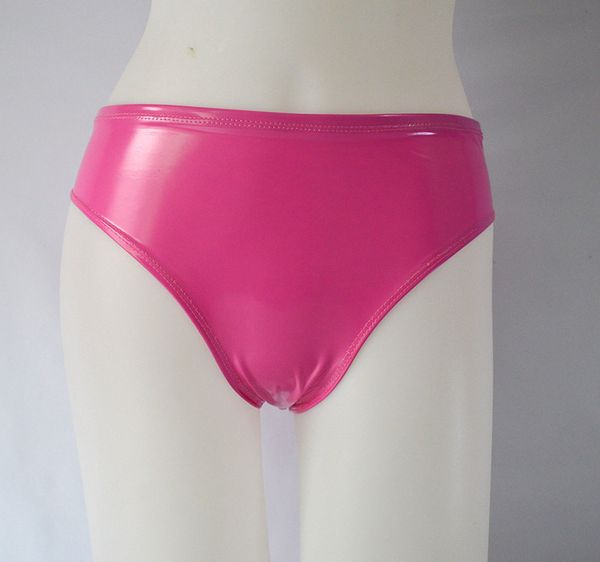 women's panties glossy high-waisted women's patent leather briefs stretch lingerie underwear thong dance party latex solid color, Black;pink
women's panties glossy high-waisted women's patent leather briefs stretch lingerie underwear thong dance party latex solid color, Black;pink